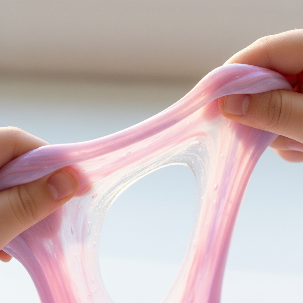 Soft stretchy slime